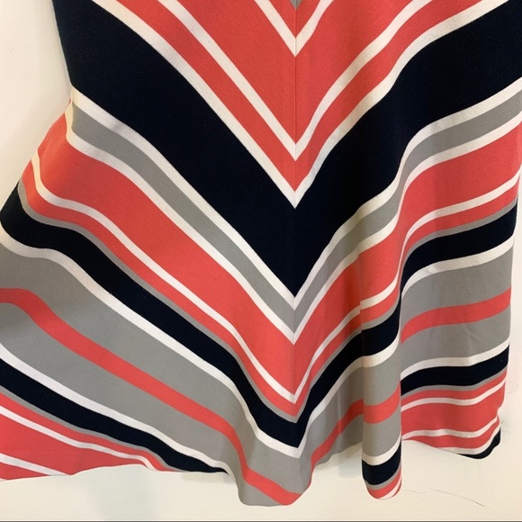 Banana Republic Milly Collection Fit & Flare Dress Striped ASO Zoe Salda… - Picture 6 of 14